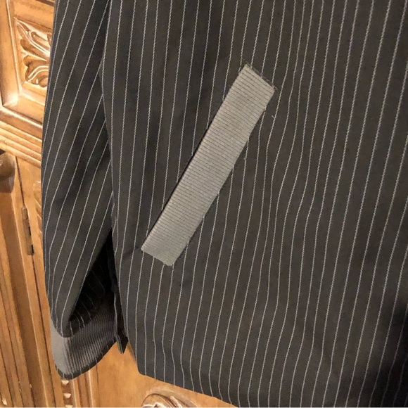 Penguin Authentic Original Men's Large Striped Zip Up Jacket Vintage - Picture 4 of 12